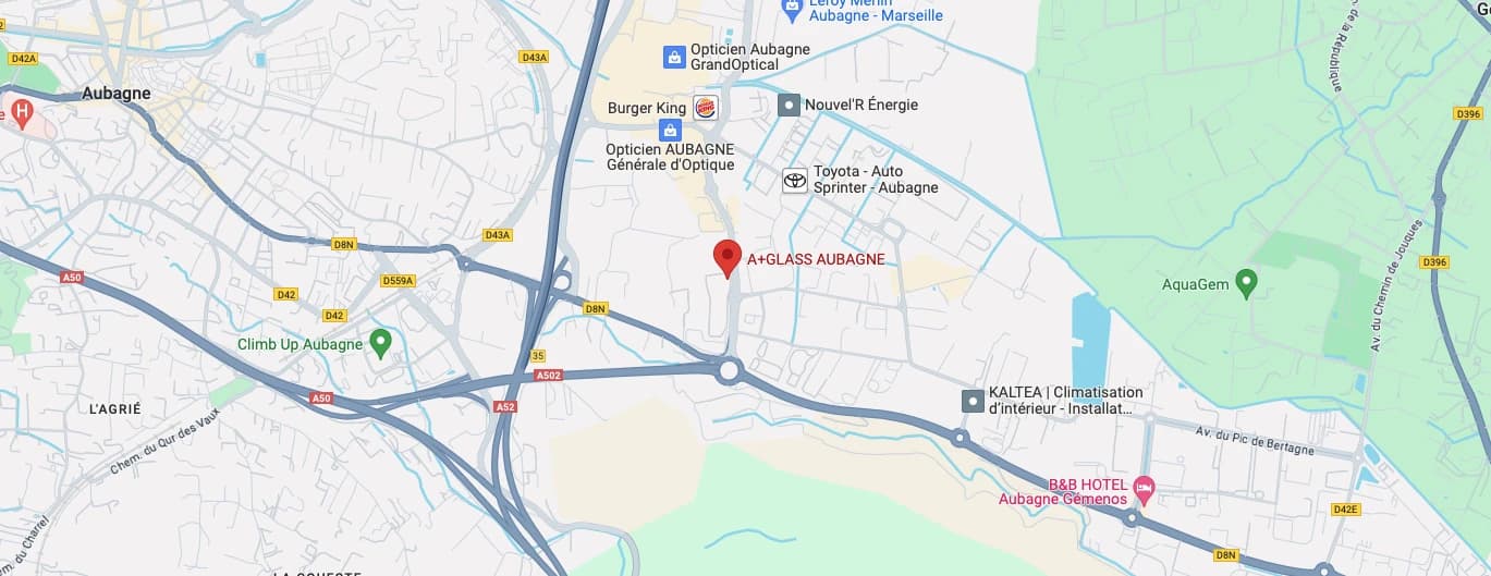 Localisation Sud Parebrise Aubagne