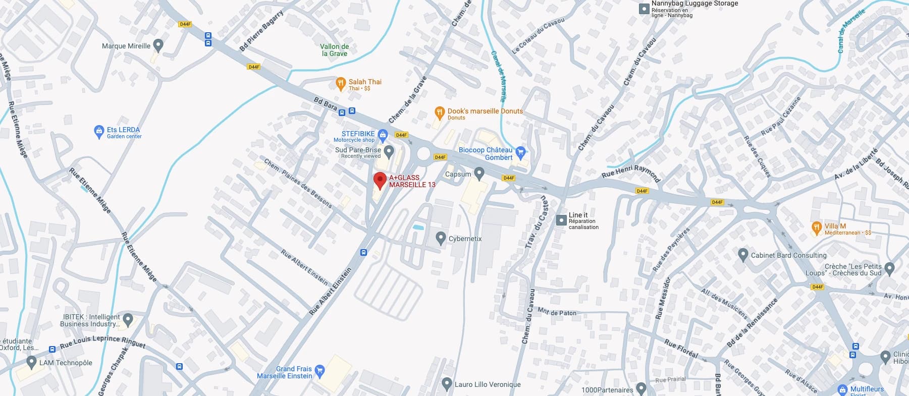 Localisation Sud Parebrise Marseille