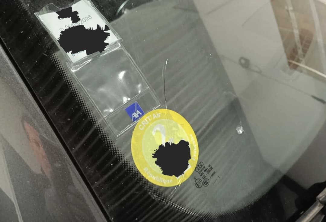 Remplacement pare-brise Audi A1 - Avant intervention