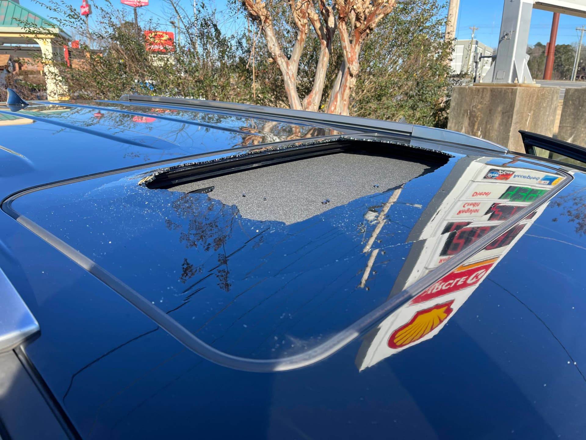 Remplacement toit panoramique